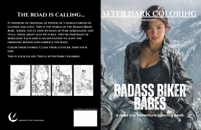 Badass Biker Babes Coloring Book